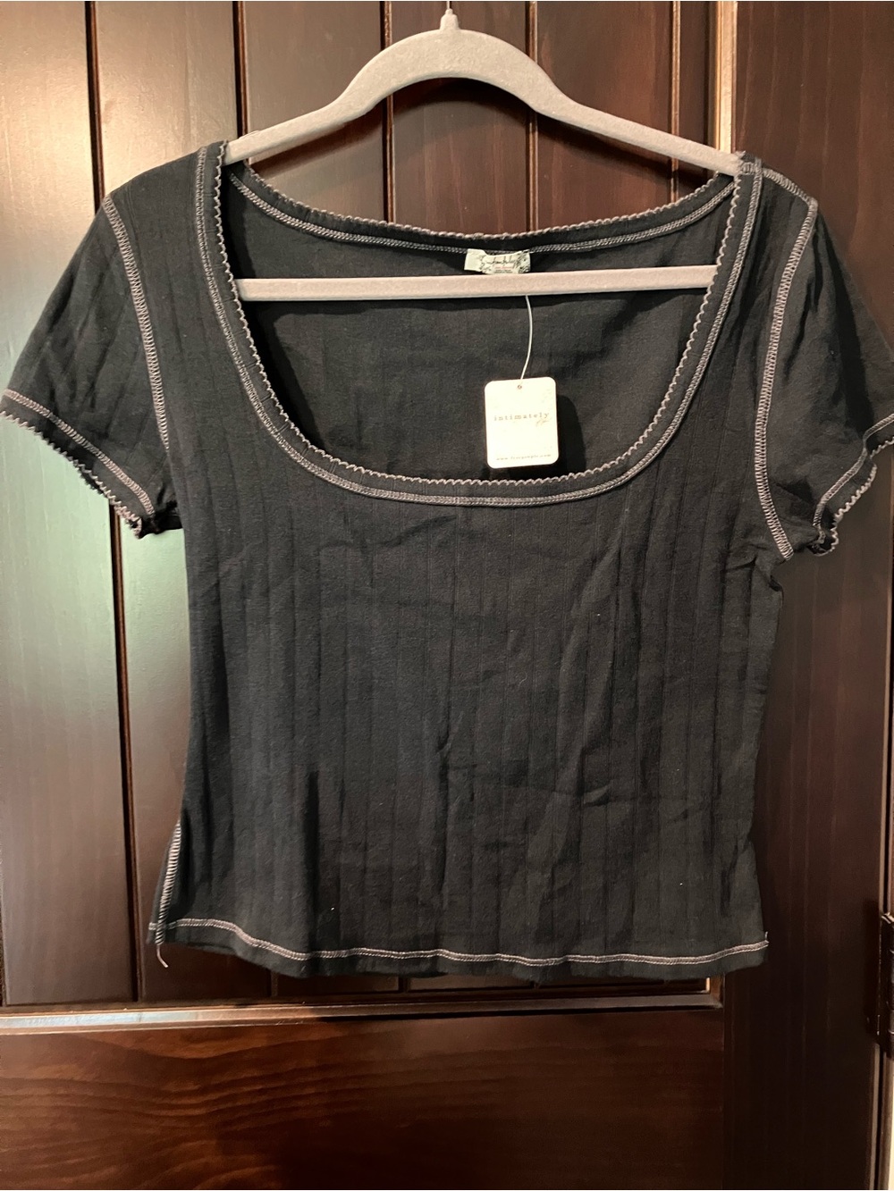 NWT Free People End Game Cropped Tee - Picture 3 of 4